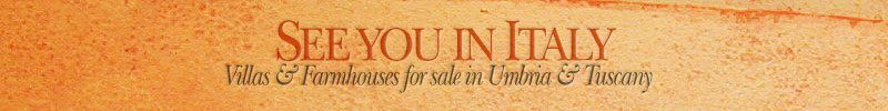 See you in Italy: Villas & Farmhouses for sale in Umbria & Tuscany