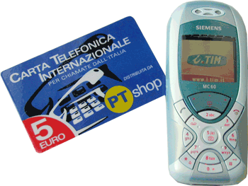 Carta Telefonica Internazionale - Cheap phone calls FROM Italy TO anyplace outside of Italy