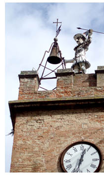 the bellringer of Montepulciano, Tuscany