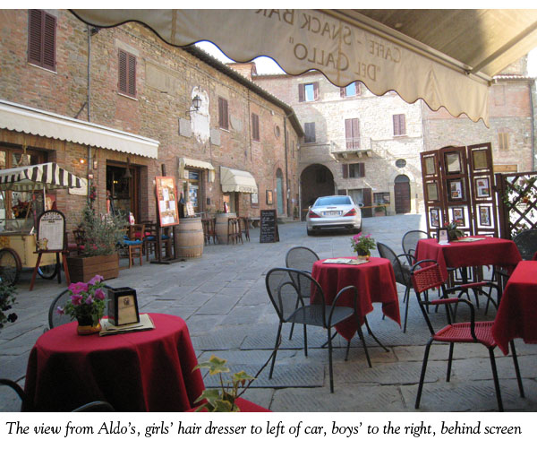 the view from bar gallo, panicale in umbria, italy