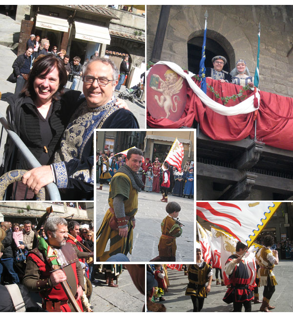 cortona italy in full costume